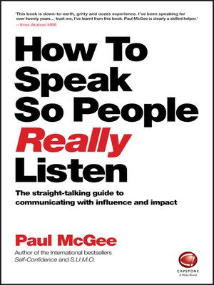 cover image of How to Talk So People Really Listen